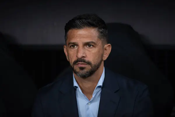 stock image Sao Paulo (SP), Brazil 08/20/2024 - Assistant Coach Emiliano Diaz in a match between Corinthians and Red Bull Bragantino, valid for the second leg of the round of 16 of the 2024 Copa Conmebol Sulamericana