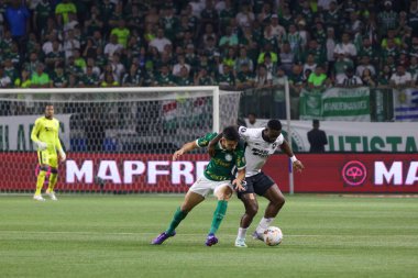 Sao Paulo (SP), Brezilya 08 / 21 / 2024 - Atış, Palmeiras ve Botafogo arasındaki maçta, Copa Conmebol Libertadores 'in 16 raundunun ikinci ayağı için geçerli