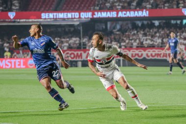 Sao Paulo (SP), Brezilya 08 / 22 / 2024 - Oyuncu Rafinha, Sao Paulo ve Nacional arasında oynanan karşılaşmada, Conmebol Libertadores Kupası 'nın 16.
