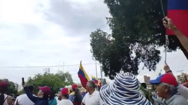 Maracaibo 'daki seçim sahtekarlığına karşı Venezuela muhalefeti. 17 Ağustos 2024, Maracaibo, Venezuela