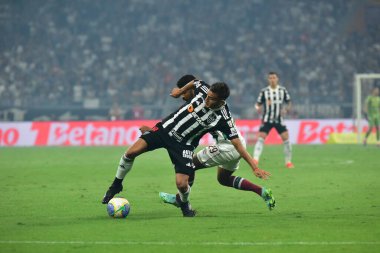 BELO HORIZONTE (MG), Brezilya 08 / 24 / 2024 - Atletico-MG ve Fluminense arasındaki maç sırasında, Brezilya Futbol Şampiyonası 'nın 24.