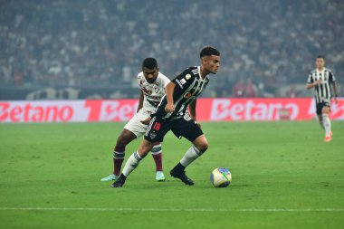 BELO HORIZONTE (MG), Brezilya 08 / 24 / 2024 - Atletico-MG ve Fluminense arasındaki maç sırasında, Brezilya Futbol Şampiyonası 'nın 24.
