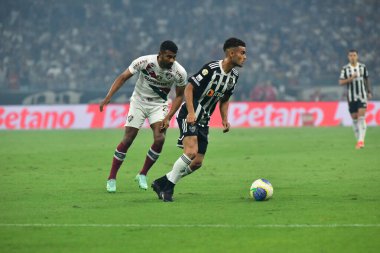 BELO HORIZONTE (MG), Brezilya 08 / 24 / 2024 - Atletico-MG ve Fluminense arasındaki maç sırasında, Brezilya Futbol Şampiyonası 'nın 24.