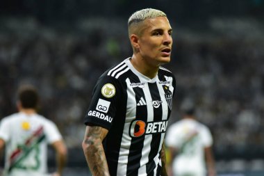 BELO HORIZONTE (MG), Brezilya 08 / 24 / 2024 - Brezilya Futbol Şampiyonası 'nın 24. turu için geçerli olan Atletico-MG ve Fluminense arasındaki maçta çekildi