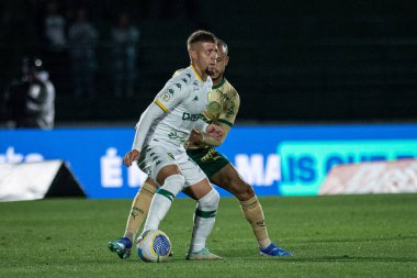 Campinas (SP), Brezilya 08 / 24 / 2024 - Brezilya Futbol Şampiyonası 'nın 24. Turu için geçerli olan Palmeiras ile Cuiaba maçı, 24 Ağustos 2024 Cumartesi gecesi Brinco de Ouro da Princesa Stadyumu' nda oynanacak.