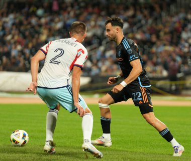 MLS 2024 - New York City FC, Chicago Fire FC 'ye karşı. 24 Ağustos 2024 'te, Citi Field, Queens, New York, ABD: 24 Ağustos 2024' te, MLS maçı Citi Field 'da, NYCFC Chicago Fire karşısında 2-0 öndeydi..