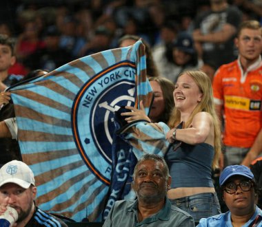 MLS 2024 - New York City FC, Chicago Fire FC 'ye karşı. 24 Ağustos 2024, Citi Sahası, Queens, New York, ABD: 