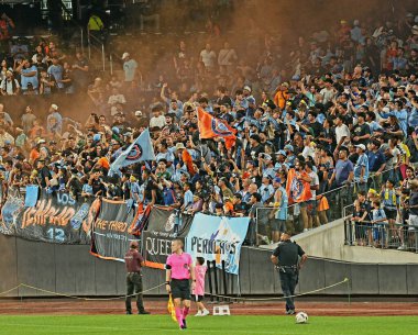 SPO) MLS 2024 - New York City FC, Chicago Fire FC 'ye karşı. 24 Ağustos 2024, Citi Field, Queens, New York, ABD: 