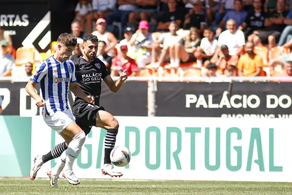 stock image Viseu (PT) Portugal 08/25/2024 - Academico player during the match between Academico x Porto B, valid for the 3rd round of the Portugal Meu Super League, held at the Fontelo Municipal Stadium