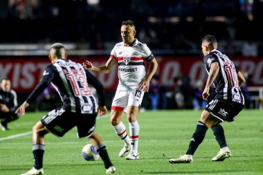 Sao Paulo (SP), Brezilya 08 / 28 / 2024 - Sao Paulo ve Atletico Mineiro arasında oynanan maçta Brezilya Kupası çeyrek finallerinin ilk ayağı olan Morumbis Stadyumu 'nda Wellington Rato