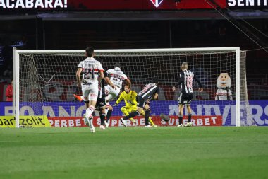 Sao Paulo (SP), Brezilya 08 / 28 / 2024 - Brezilya Kupası çeyrek finalleri için Sao Paulo ve Atletico Mineiro arasında oynanan maçta Morumbis Stadyumu 'nda oynayan Rodrigo Battaglia