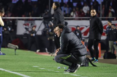Sao Paulo (SP), Brezilya 08 / 28 / 2024 - Sao Paulo ve Atletico Mineiro arasında oynanan maçta Morumbis Stadyumu 'nda oynanan Brezilya Kupası çeyrek finalinin ilk ayağı için teknik direktör Gabriel Milito