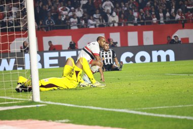 Sao Paulo (SP), Brezilya 08 / 28 / 2024 - Brezilya Kupası çeyrek finallerinin ilk ayağı için Sao Paulo ve Atletico Mineiro arasında oynanan maçta çekildi, bu Çarşamba, 28 Temmuz 2024. 