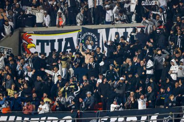 Sao Paulo (SP), Brezilya 08 / 28 / 2024 - Brezilya Kupası çeyrek finallerinin ilk ayağı için Sao Paulo ve Atletico Mineiro arasında oynanan karşılaşmada taraftarlar, bu Çarşamba, 28 Temmuz 2024. 