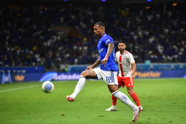 BELO HORIZONTE (MG), Brazil 08/28/2024 - Player Walace, during the match between Cruzeiro and Internacional, valid for the Brazilian Championship Series A, at the Mineirao stadium, this Wednesday, July 28, 2024. clipart