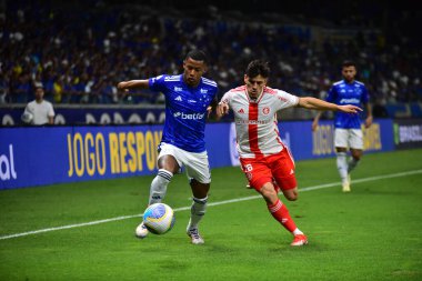 BELO HORIZONTE (MG), Brezilya 08 / 28 / 2024 - Cruzeiro ve Internacional arasındaki maç sırasında, Brezilya Şampiyonası A serisi için geçerli, Mineirao stadyumunda, bu Çarşamba, 28 Temmuz 2024.