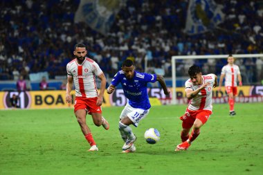 BELO HORIZONTE (MG), Brezilya 08 / 28 / 2024 - Cruzeiro ve Internacional arasındaki maç sırasında, Brezilya Şampiyonası A serisi için geçerli, Mineirao stadyumunda, bu Çarşamba, 28 Temmuz 2024. 
