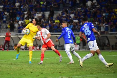 BELO HORIZONTE (MG), Brezilya 08 / 28 / 2024 - Cruzeiro ve Internacional arasındaki maç sırasında, Brezilya Şampiyonası A serisi için geçerli, Mineirao stadyumunda, bu Çarşamba, 28 Temmuz 2024.