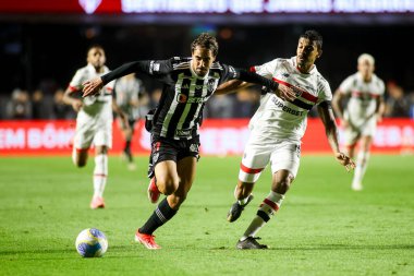 Sao Paulo (SP), Brezilya 08 / 28 / 2024 - Brezilya Kupası çeyrek finallerinin ilk ayağı için Sao Paulo ve Atletico Mineiro arasında oynanan maçta çekildi, bu Çarşamba, 28 Temmuz 2024. 