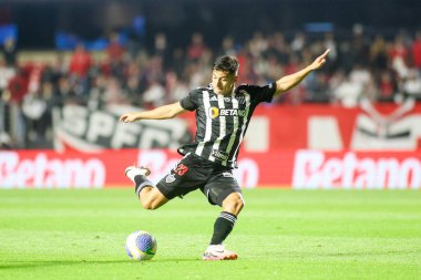 Sao Paulo (SP), Brezilya 08 / 28 / 2024 - Brezilya Kupası çeyrek finallerinin ilk ayağı için Sao Paulo ve Atletico Mineiro arasında oynanan maçta çekildi, bu Çarşamba, 28 Temmuz 2024. 