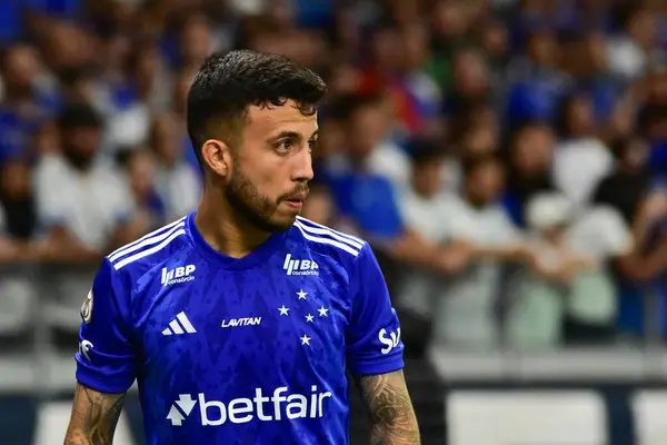 stock image BELO HORIZONTE (MG), Brazil 08/28/2024 - Player Matheus Henrique, during a match between Cruzeiro and Internacional, valid for the Brazilian Championship Series A, at the Mineirao stadium, this Wednesday, July 28, 2024. 