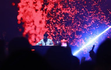 SAO PAULO (SP) Brazil 08 / 29 / 2024 - DJ Alok 'un performansı, Budweiser tarafından tanıtılan etkinliğin büyük yıldızı, 