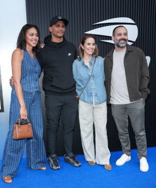 Ünlülerin Mavi Halısı Amerika Açık 'ın 6. gününde geliyor. 31 Ağustos 2024, Flushing New York, ABD: Boston Celtics Başkanı Joe Mazzulla, 31 Ağustos Cumartesi günü USTA Billie Jean King Ulusal Tenis Merkezi 'nde düzenlenen ABD Açık' ın 6. gününe katıldı.