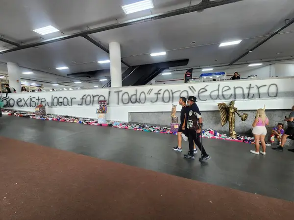 stock image Sao Paulo (SP), Brazil 08/31/2024 The 18th Crafts Fair takes place between August 28th and September 1st, 2024, held at the Bienal Pavilion in Ibirapuera Park, in the south of the city of Sao Paulo