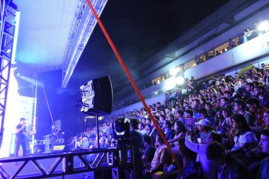 Sao Lourenco da Mata (PE), Brezilya 09 / 04 / 2024 - Vali Raquel Lyra (PSDB), Arena Pernambuco 'da düzenlenen bir bilim, teknoloji ve yenilik etkinliğine katıldı. 