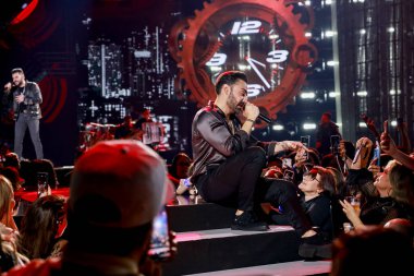 Sao Paulo (SP), Brezilya 09 / 03 / 2024 - Guilherme & Benuto ikilisi, + Love + Music adlı yeni görsel işitsel proje olan Sao Paulo 'nun başkentinde geçen Salı (3) kaydetti.. 