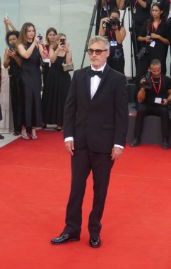 VENICE (IT), İtalya 09 / 04 / 2024 - 81. Venedik Uluslararası Film Festivali, Kırmızı Halı Kadını Gaga ve Joaquin Phoenix 'in 