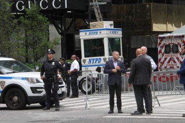 Donald Trump, Trump Kulesi 'nde basın toplantısı düzenliyor. 6 Eylül 2024, New York, ABD: Donald J. Trump, Amerika Birleşik Devletleri 45. Başkanı, Jean Carrol davasındaki temyizden sonra bir basın toplantısı düzenledi.