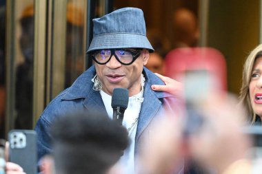 LLCoolJ, James Todd Smith, NBC 'de The TODAY Show' da oynayan ünlü Amerikalı rapçi, aktör ve girişimci. 6 Eylül 2024, New York, ABD