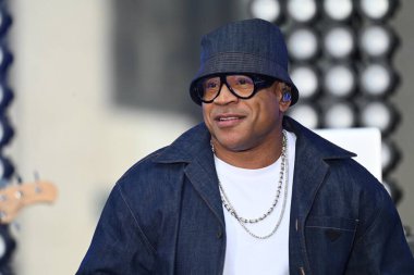 LLCoolJ, James Todd Smith, NBC 'de The TODAY Show' da oynayan ünlü Amerikalı rapçi, aktör ve girişimci. 6 Eylül 2024, New York, ABD