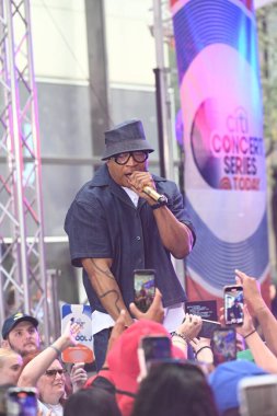 LLCoolJ, James Todd Smith, NBC 'de The TODAY Show' da oynayan ünlü Amerikalı rapçi, aktör ve girişimci. 6 Eylül 2024, New York, ABD