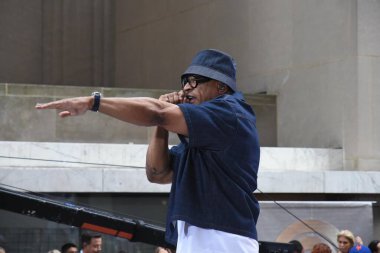 LLCoolJ, James Todd Smith, NBC 'de The TODAY Show' da oynayan ünlü Amerikalı rapçi, aktör ve girişimci. 6 Eylül 2024, New York, ABD
