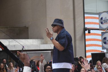 LLCoolJ, James Todd Smith, NBC 'de The TODAY Show' da oynayan ünlü Amerikalı rapçi, aktör ve girişimci. 6 Eylül 2024, New York, ABD