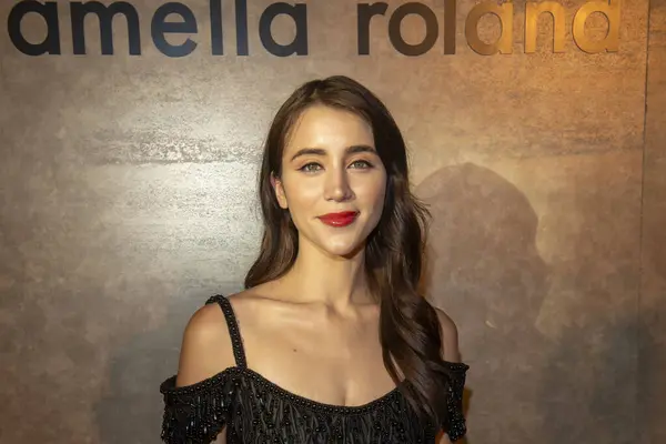 stock image Pamella Roland - Runway - September 2024 New York Fashion Week. September 10, 2024, New York, New York, USA: Caylee Cowan attends the Pamella Roland show during September 2024 New York Fashion Week at The Rainbow Room 