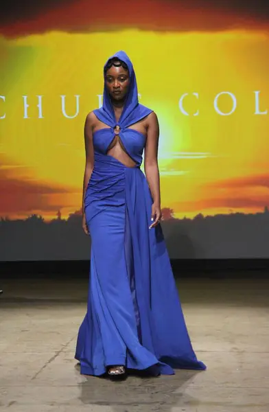 stock image NYFW: CHUKS COLLINS SS'25 COLLECTION. September 10, 2024, New York, USA