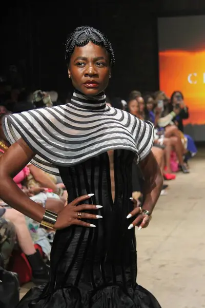 stock image NYFW: CHUKS COLLINS SS'25 COLLECTION. September 10, 2024, New York, USA