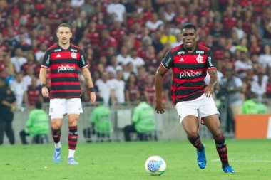 Rio de Janeiro (RJ), Brezilya 09 / 12 / 2024 - Oyuncu Evertton Araujo, Flamengo ile Bahia arasındaki maç sırasında Mario Filho Stadyumu 'nda (Maracana) düzenlenen 2024 Brezilya Kupası çeyrek finalleri için geçerli oldu.)