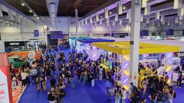 Sao Paulo (SP), Brezilya 09 / 12 / 2024 - İşletme Okulu Entegrasyon Merkezi (CIEE) tarafından düzenlenen en büyük staj, istihdam ve gençlik alım fuarı olan Expo CIEE, bugün başladı. 
