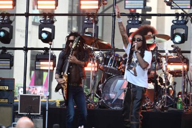 Lenny Kravitz NBC TODAY Show 'da sahne alıyor. 12 Eylül 2024, New York City, ABD 'li şarkıcı, söz yazarı, müzisyen, yapımcı ve aktör..