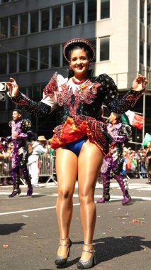 Meksika Bağımsızlık Günü Geçidi 2024. 15 Eylül 2024. New York, ABD: 2024 Meksika Günü Geçidi bugün Madison Bulvarı boyunca düzenlendi, New York 'ta 38. Cadde' den 27. Cadde 'ye kadar uzandı..