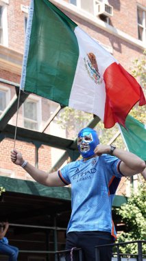 Meksika Bağımsızlık Günü Geçidi 2024. 15 Eylül 2024. New York, ABD: 2024 Meksika Günü Geçidi bugün Madison Bulvarı boyunca düzenlendi, New York 'ta 38. Cadde' den 27. Cadde 'ye kadar uzandı..