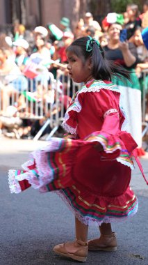 Meksika Bağımsızlık Günü Geçidi 2024. 15 Eylül 2024. New York, ABD: 2024 Meksika Günü Geçidi bugün Madison Bulvarı boyunca düzenlendi, New York 'ta 38. Cadde' den 27. Cadde 'ye kadar uzandı..