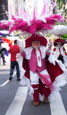 Meksika Bağımsızlık Günü Geçidi 2024. 15 Eylül 2024. New York, ABD: 2024 Meksika Günü Geçidi bugün Madison Bulvarı boyunca düzenlendi, New York 'ta 38. Cadde' den 27. Cadde 'ye kadar uzandı..