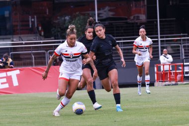 Sao Paulo (SP), Brezilya 09 / 15 / 2024 Sao Paulo ve Corinthians arasındaki 2024 Brezilya Kadınlar Şampiyonası Finali için Morumbis Stadyumu 'nda oynanan maçın özetleri