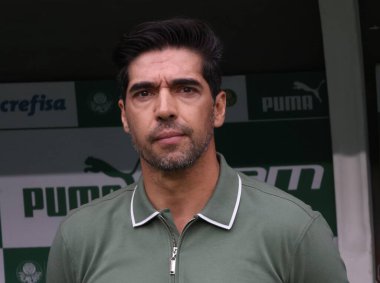 Sao Paulo (SP), Brezilya 09 / 15 / 2024 - Palmeiras ve Criciuma arasındaki maçta Koç Abel Ferreira, Brezilya Futbol Şampiyonası 'nın 26.