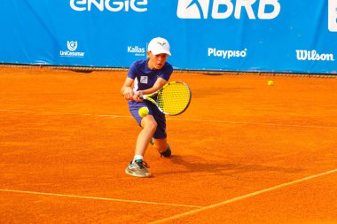 CURITIBA (PR), Brazil 09 / 13 / 2024 - Brezilya Kulüpler Arası Çocuklar ve Gençler Tenis Şampiyonası bu Cuma Clube Curitibano 'daki Lucius Smythe genel merkezinde başladı 